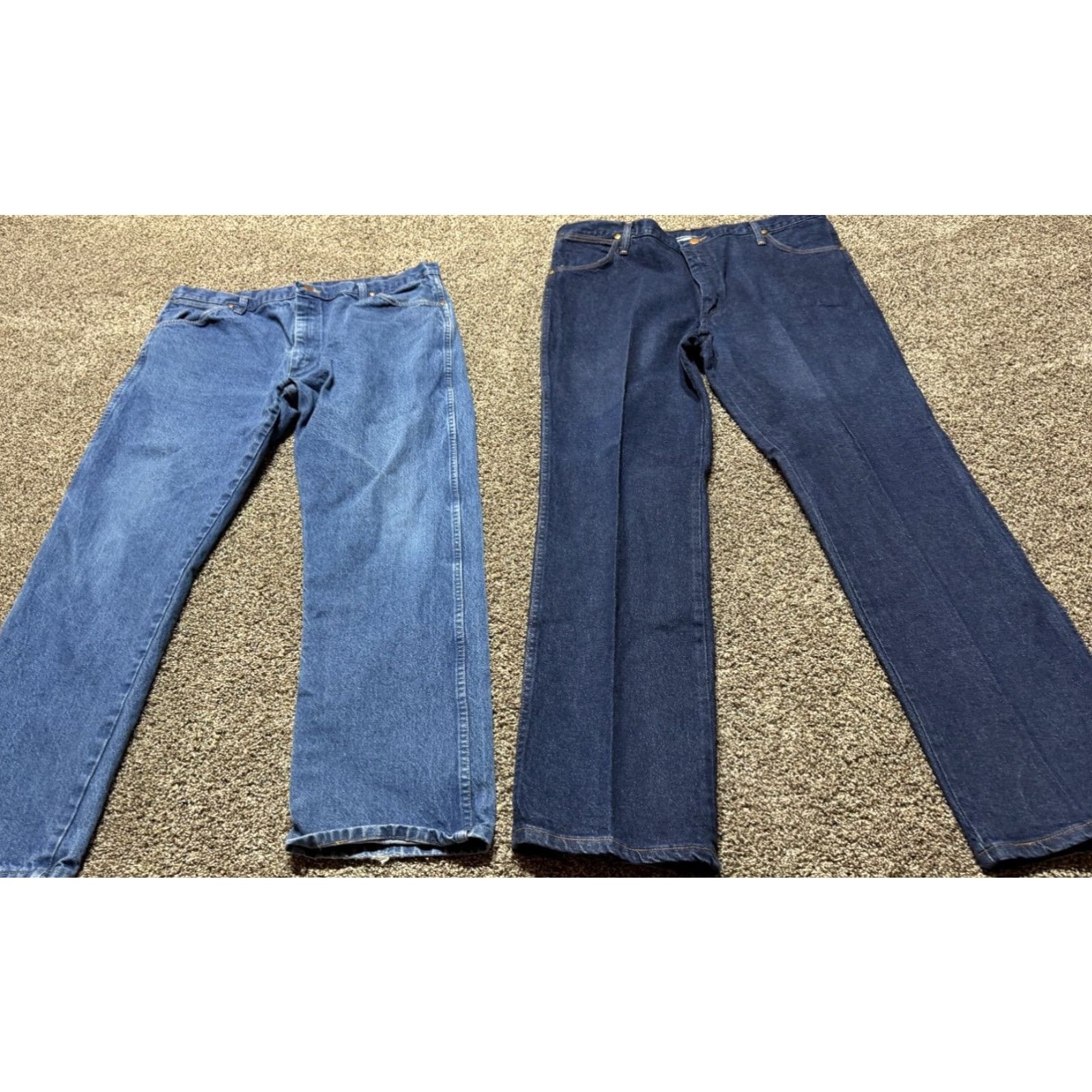 Wrangler Wrangler Jeans 13MWZ 974 Denim 40X32 Lot of 2 Bootcut Blue 40 in 5-Pocket Mens Regular Cowboy Cut Shirt? Size US 40 / EU 56 - 2 Thumbnail
