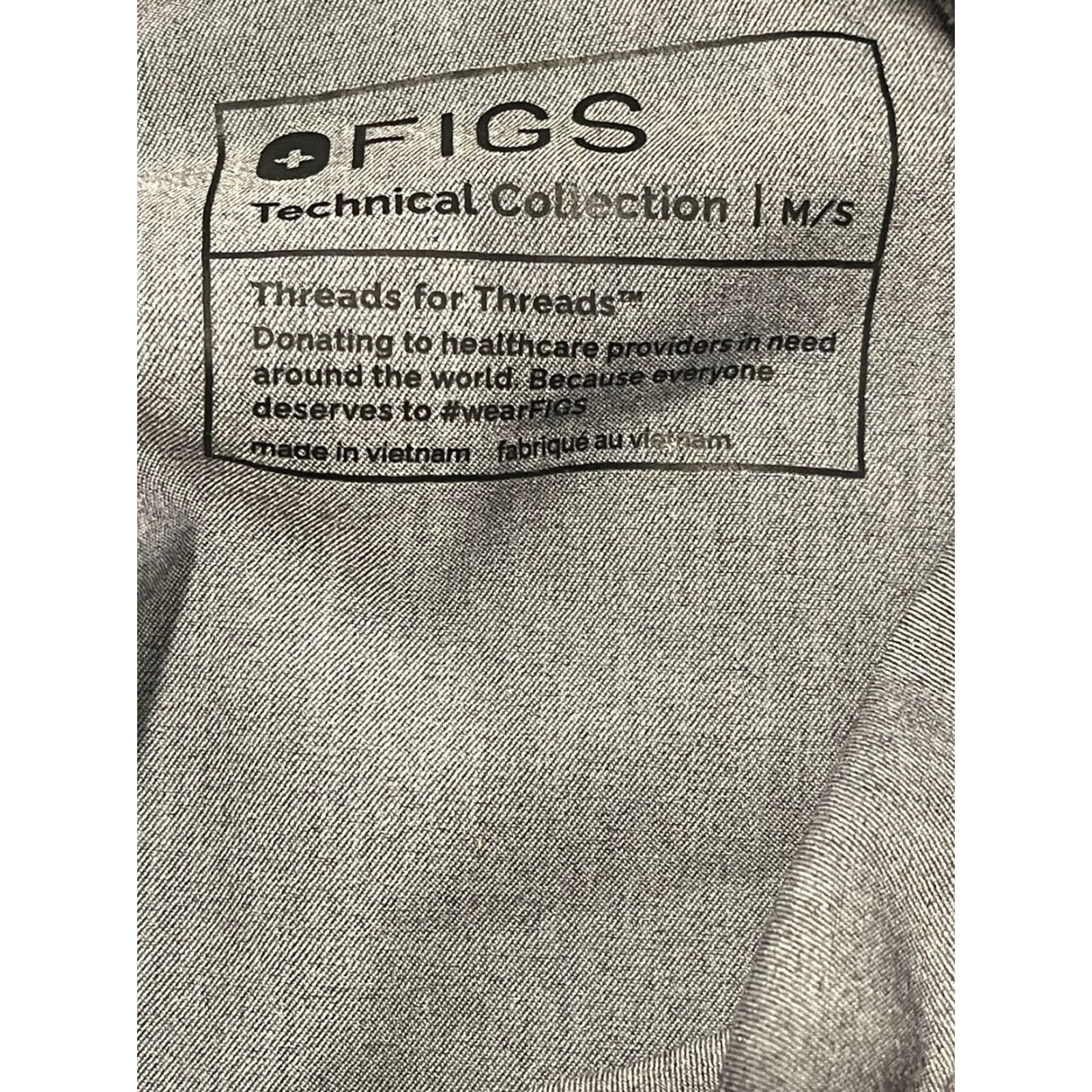 Vintage VINTAGE FIGS MXXSW2004 S Gray Medical Scrubs Joggers Pants & Shirt Size US M / EU 48-50 / 2 - 5 Thumbnail