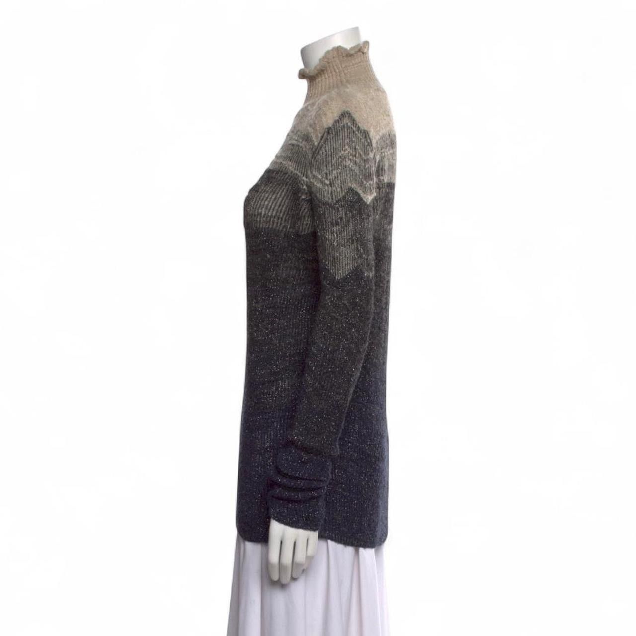 Chanel Chanel 2011 Alpaca Shimmering Metallic Ombré Turtleneck Size M / US 6-8 / IT 42-44 - 6 Thumbnail