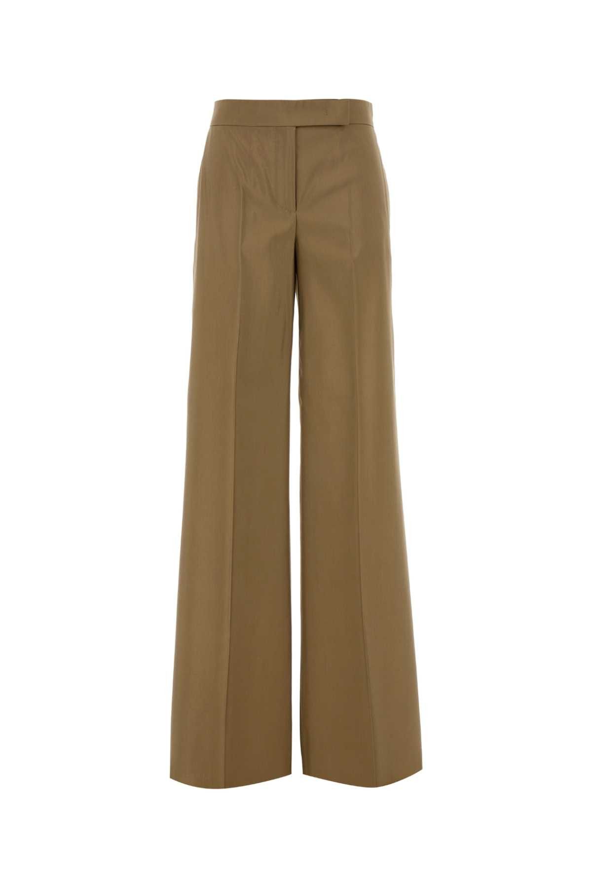 Max Mara Camel Wool Blend Wide-Leg Bronte Pant Size 26" / US 2 / IT 38 - 1 Thumbnail