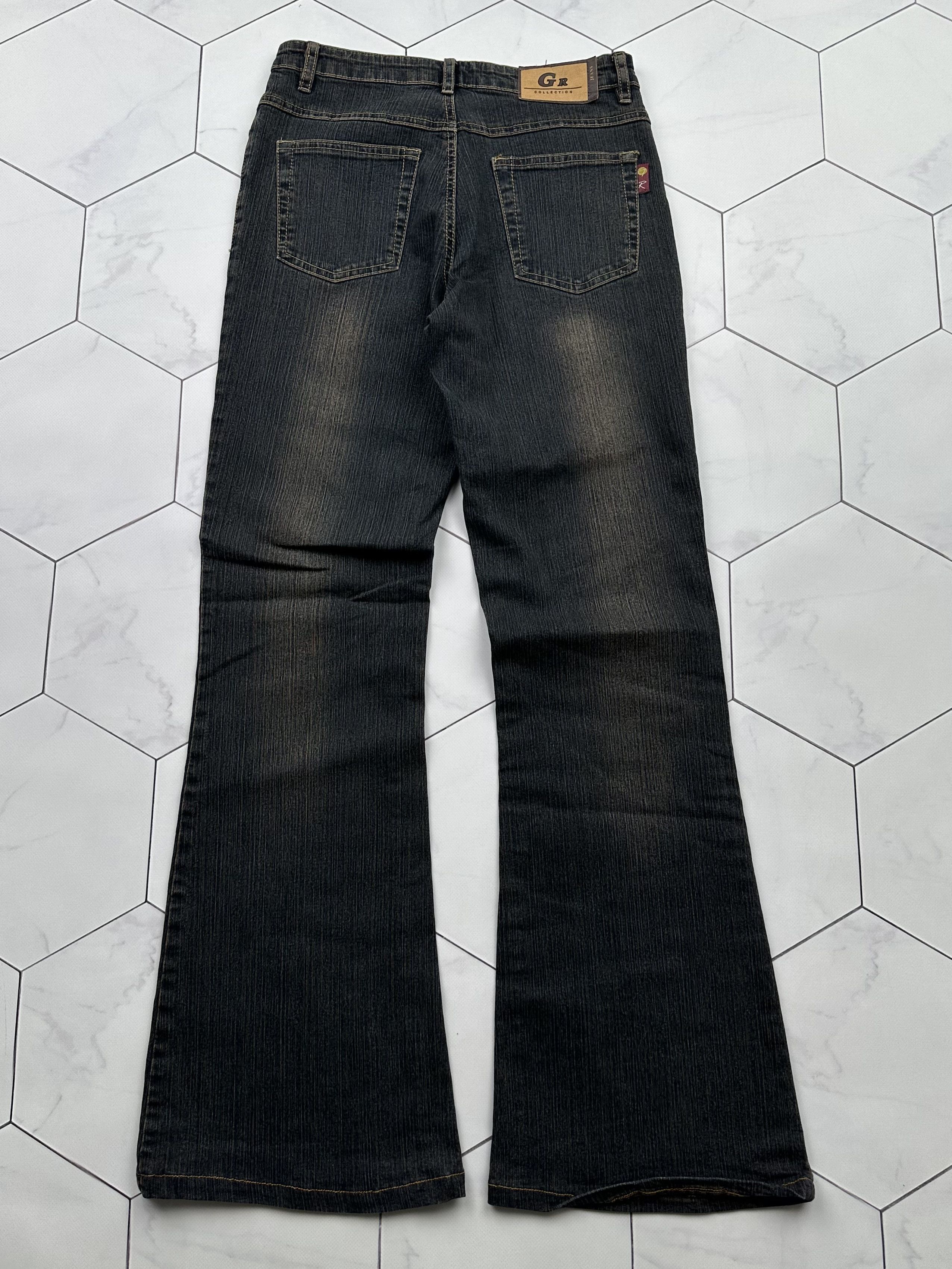 Japanese Brand Vintage Faded Flare Jeans (B521)E2 Size 27" / US 4 / IT 40 - 4 Thumbnail