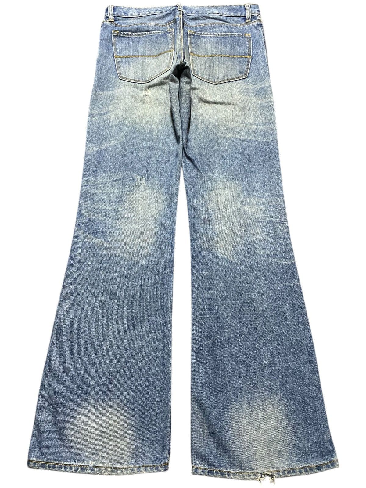 Vintage Gap 1969 Faded wash Distressed Flare Jeans