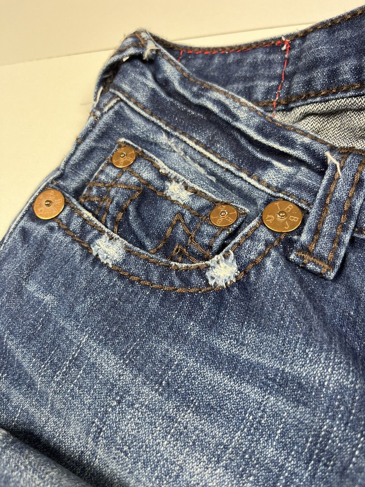 True Religion True Religion vintage USA Bobby Y Big jeans Denim Pants 10 Size 26" / US 2 / IT 38 - 5 Thumbnail