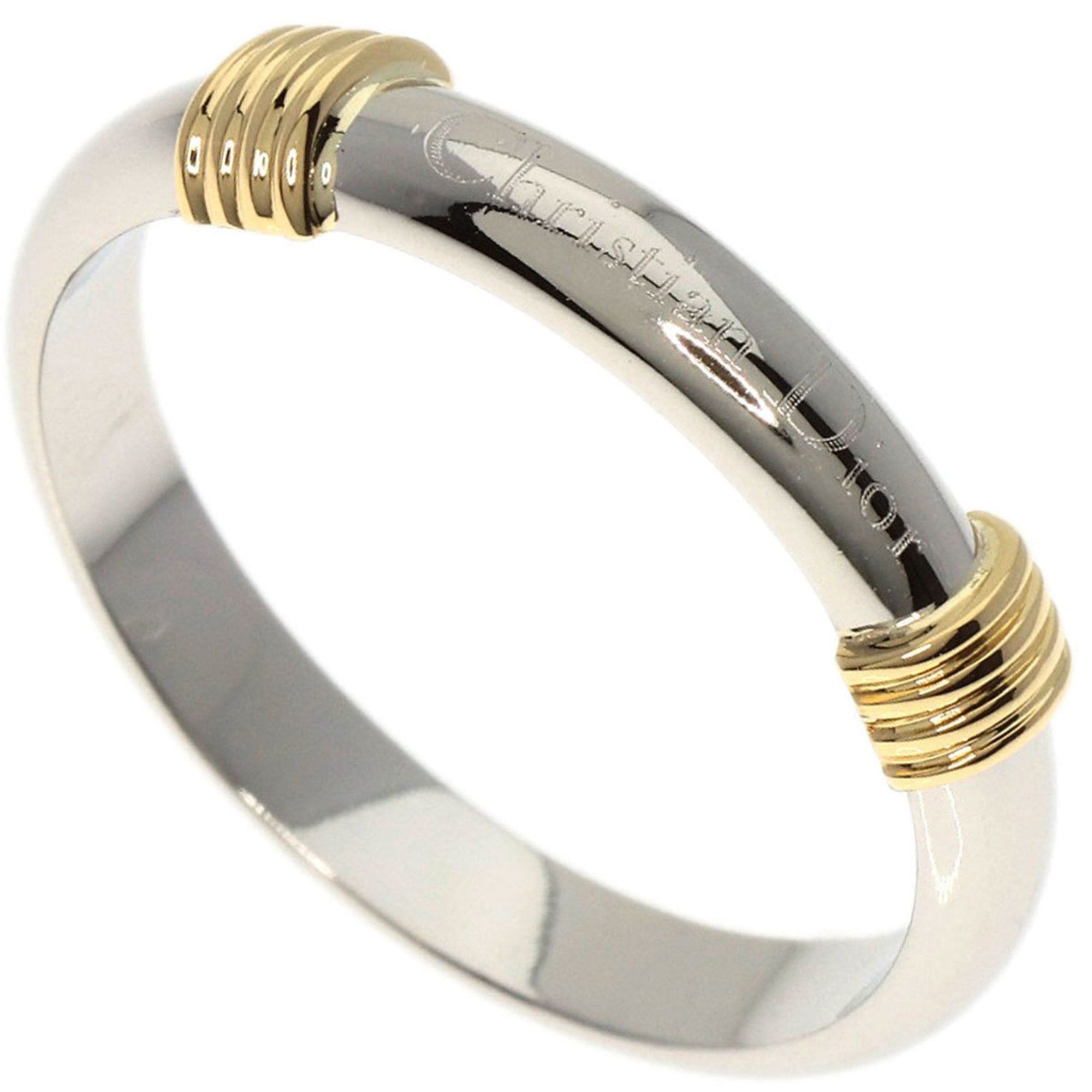 image of Christian Dior Dior Combination Design Ring, Platinum Pt950/k18Yg, Women's in Yellow