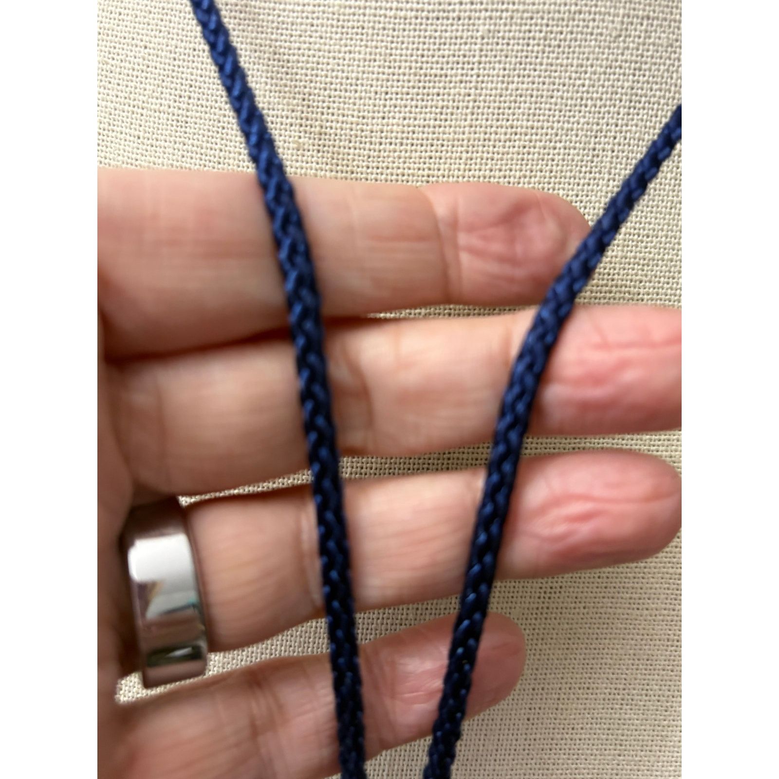 Other Blue Cloisonne Pendant Necklace with Tassel Gold Tone Size ONE SIZE - 4 Thumbnail