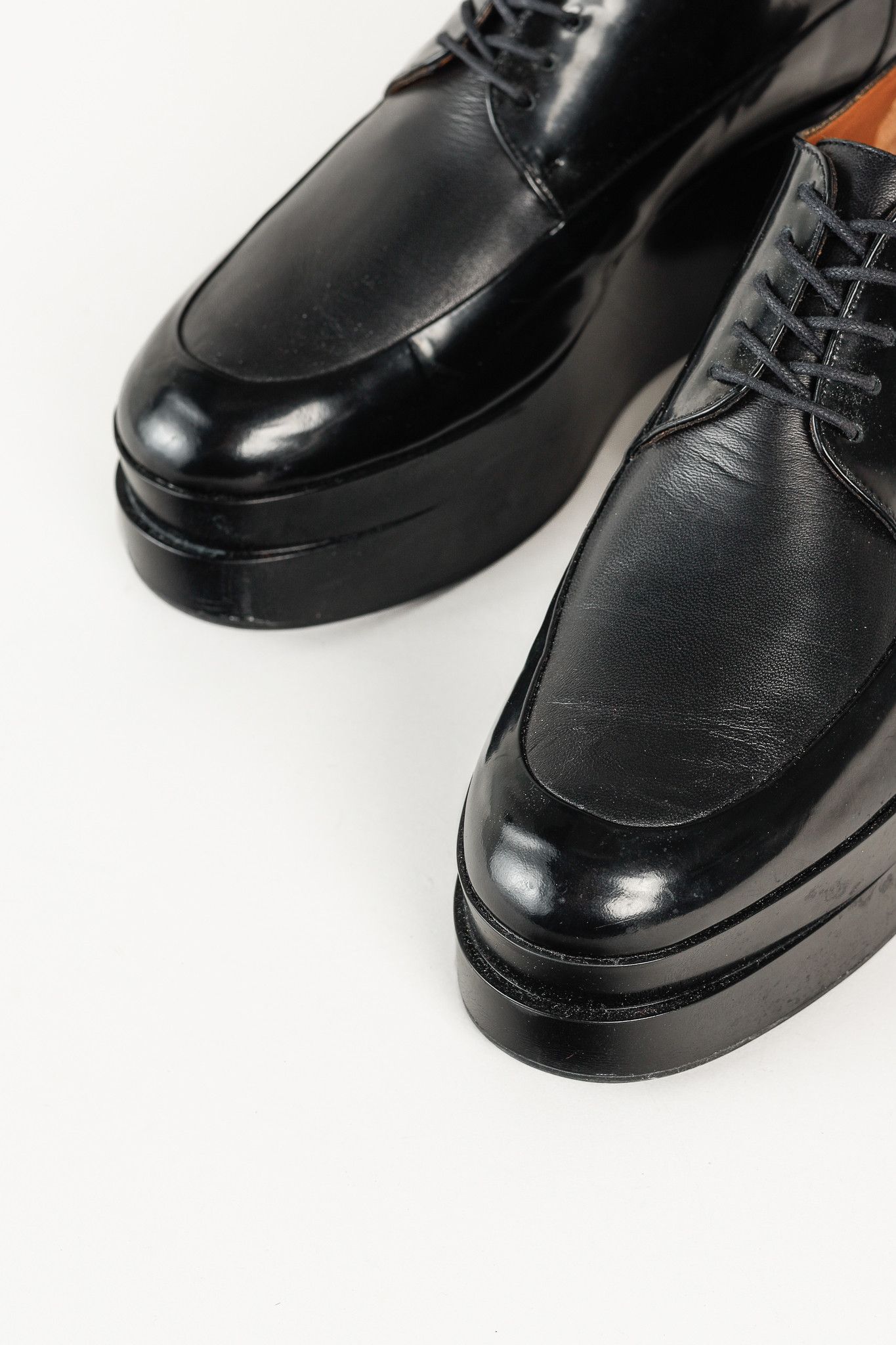 Robert Clergerie Robert Clergerie Lucie Black Patent Leather Platform Oxfords Size US 8.5 / IT 38.5 - 5 Thumbnail