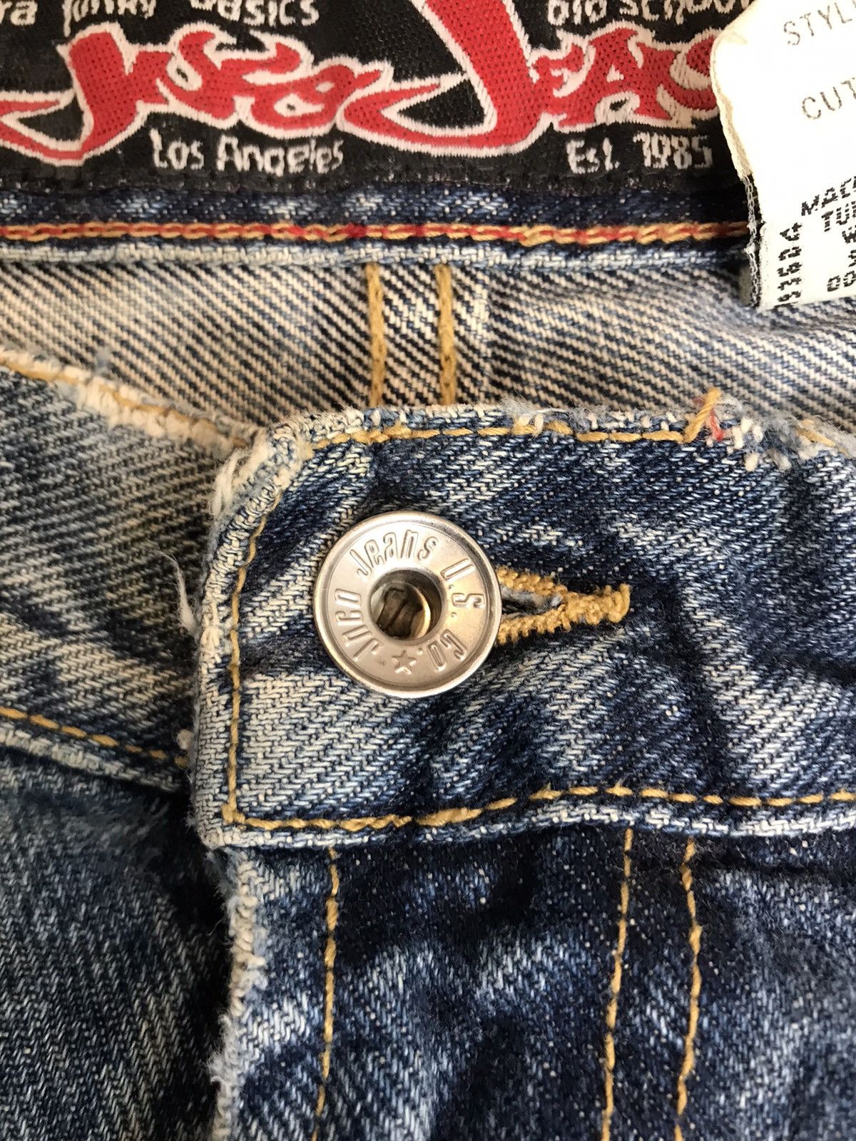 JNCO × Vintage Vintage Jnco embroidered denim Size US 31 - 5 Thumbnail