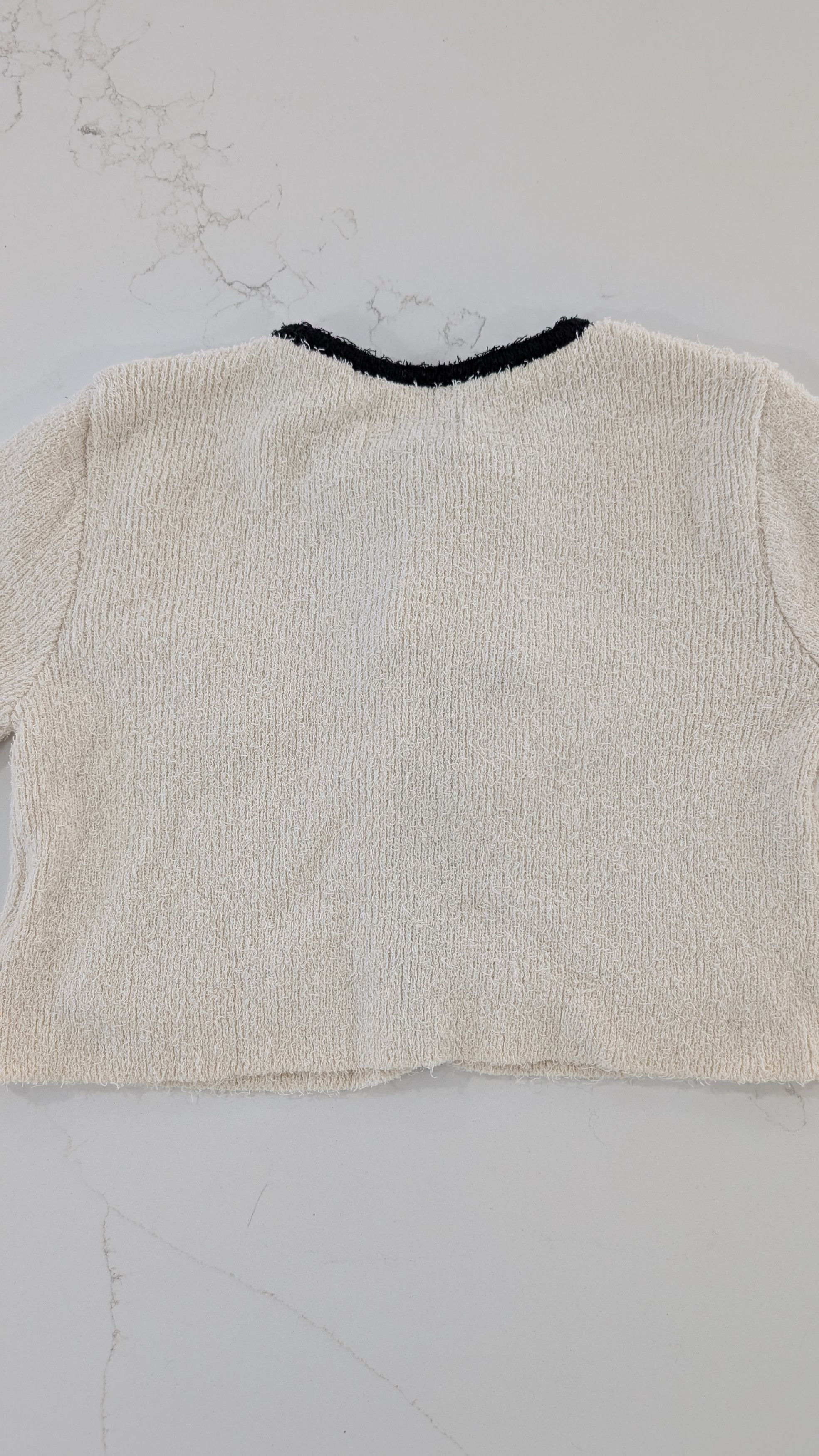 Other Kijun Cropped Crochet Knit Jacket Size S Size S / US 4 / IT 40 - 3 Thumbnail