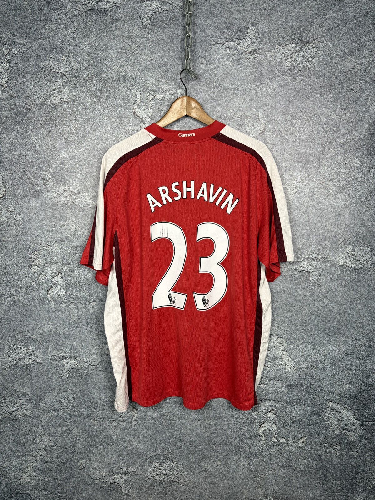 Nike Vintage 2008 Nike Arsenal #23 Arshavin Jersey T-shirt Size US XL / EU 56 / 4 - 2 Thumbnail