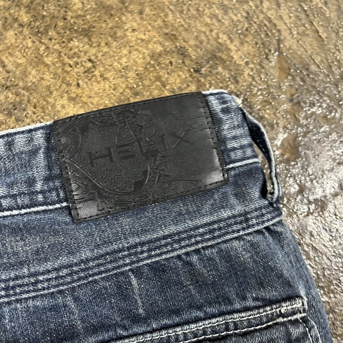 Affliction × JNCO × Vintage Crazy Y2K Affliction Style Cross Jeans Boot Cut Wide Leg Size US 34 / EU 50 - 7 Thumbnail