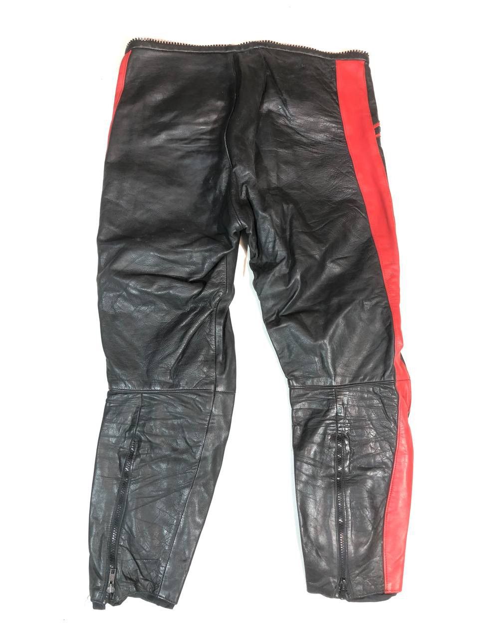 Leather Vintage Rare Avangarde Racing Moto Leather Pants Size US 35 - 4 Thumbnail