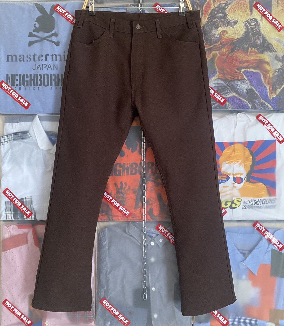 Levi's Vintage Clothing Vintage Levis Sta-Prest Casual Pants Staprest Size US 33 - 1 Thumbnail