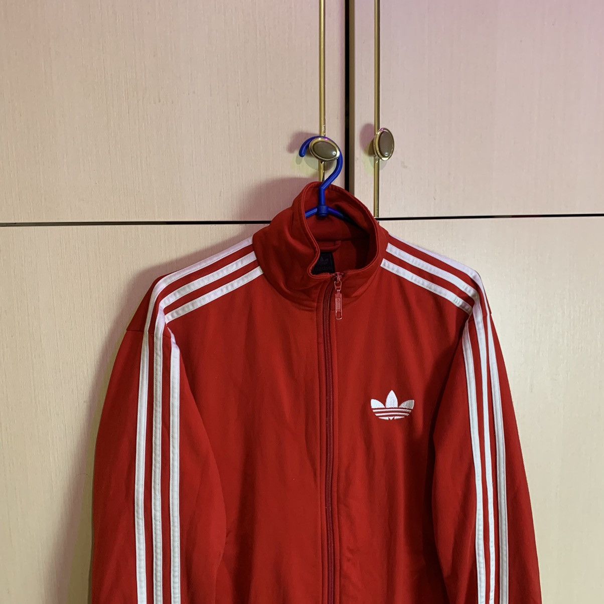 Other Vintage Adidas Track Jacket Striped Red White Y2K Size US S / EU 44-46 / 1 - 2 Thumbnail
