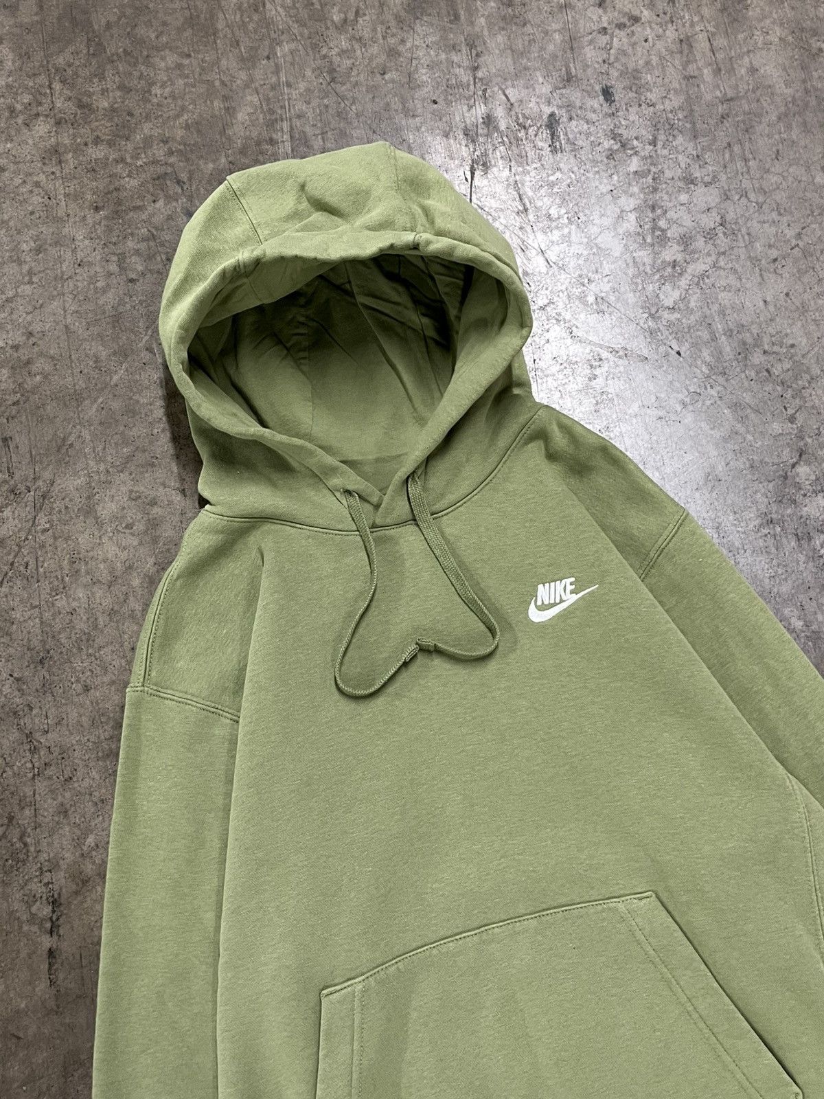 Nike × Vintage Nike vintage earth tone green essential hoodie streetwear Size US M / EU 48-50 / 2 - 5 Thumbnail