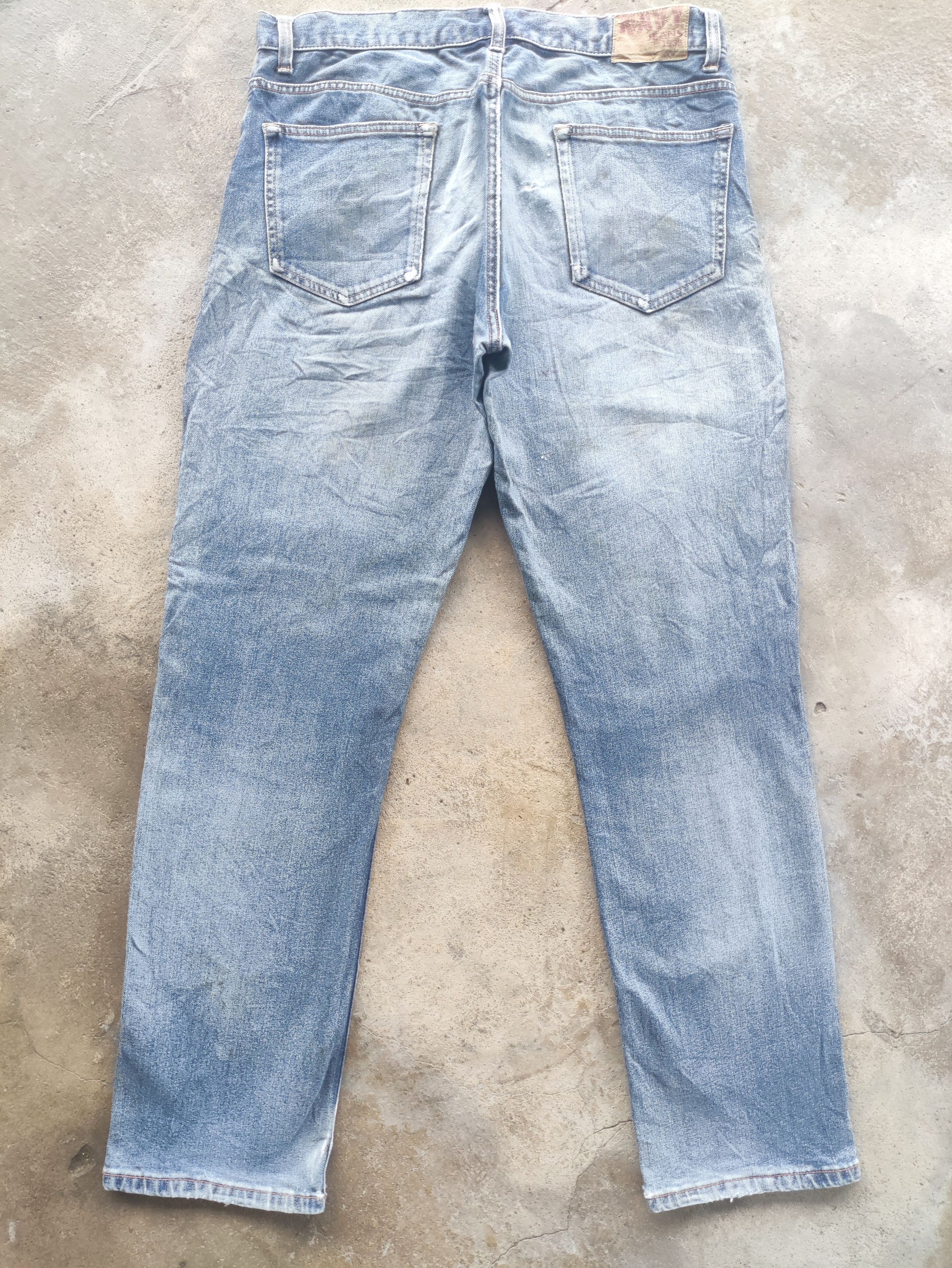 Japanese Brand Vintage Japanese Brand Buggy Jeans Faded Ripped Pants Size US 34 / EU 50 - 8 Thumbnail