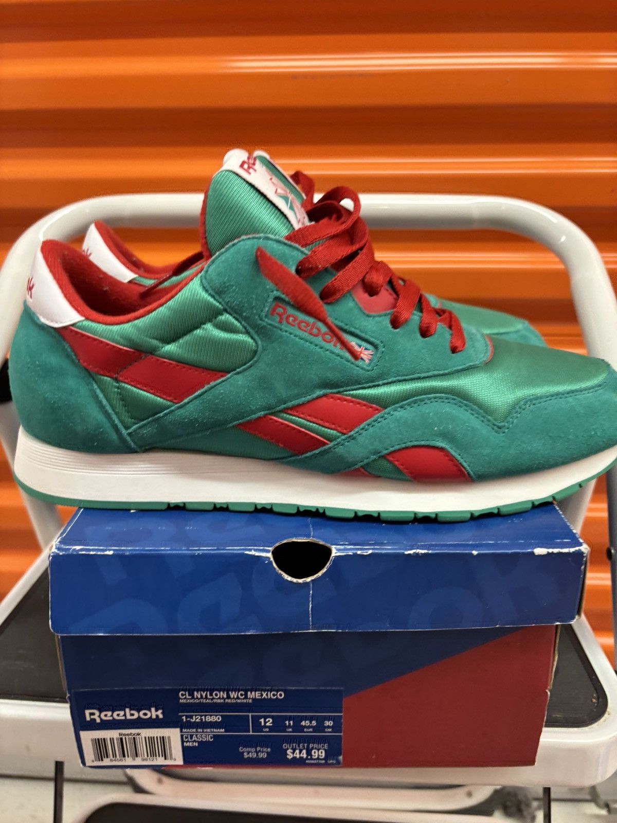 Reebok ***FINAL DROP***RARE 00s REEBOK NYLON MEXICO CLASSIC SHOE 12 Size US 12 / EU 45 - 4 Thumbnail