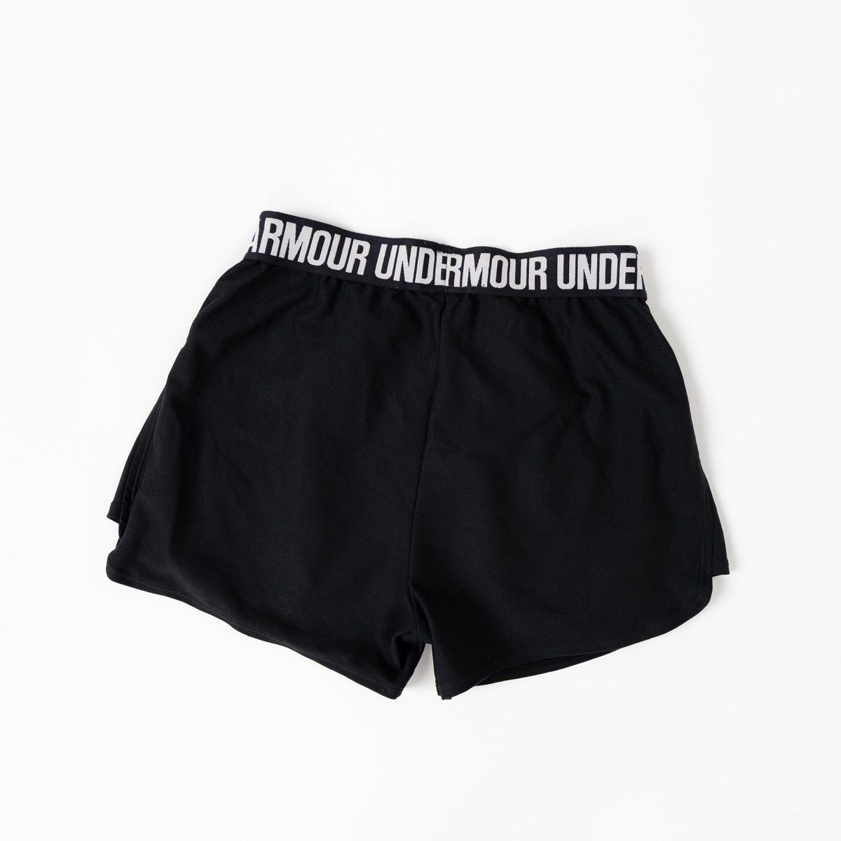 Under Armour Under Armour Womens Black HeatGear Athletic Running Shorts Size 26" / US 2 / IT 38 - 2 Thumbnail