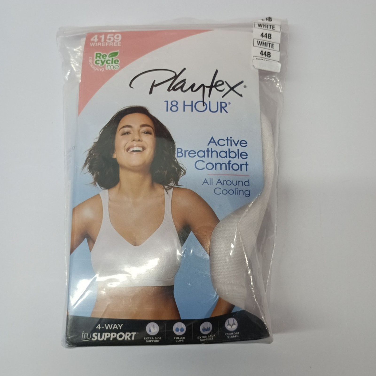 Other Playtex Women's Breathable Comfort Wireless Bra Size 44B Size ONE SIZE - 1 Thumbnail