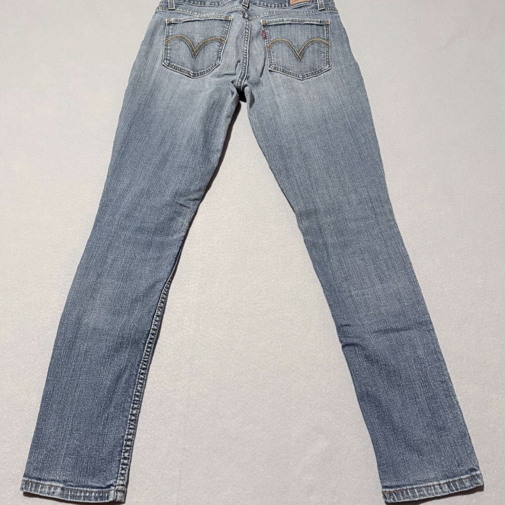 Levi's Levi's Too Superlow 524 Jeans Women 30X29 Blue Denim Stretch Slim Skinny City Retro Size 30" / US 8 / IT 44 - 2 Thumbnail