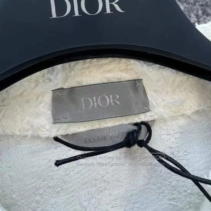Dior Dior White Cotton Women's Jacket . Size L / US 10 / IT 46 - 3 Thumbnail