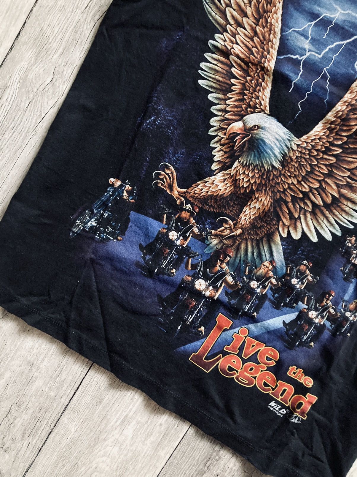 Vintage Vintage wild motor racing Harley eagle tshirt tee tshirt M Size US M / EU 48-50 / 2 - 5 Thumbnail