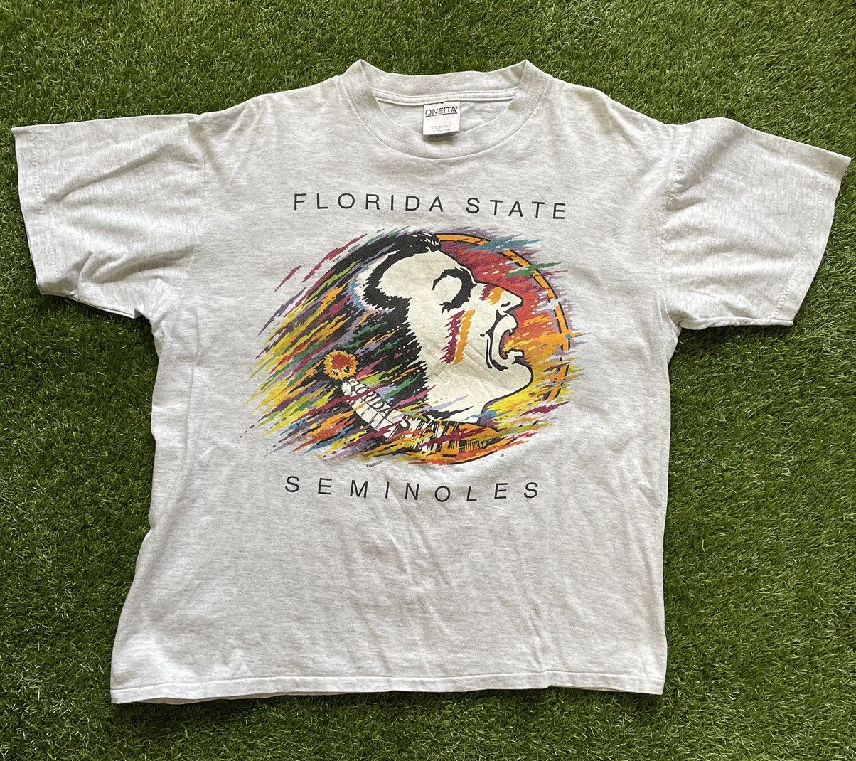 Vintage VINTAGE ONEITA FLORIDA STATE SEMINOLES T Shirt Mens M Size US M / EU 48-50 / 2 - 1 Thumbnail