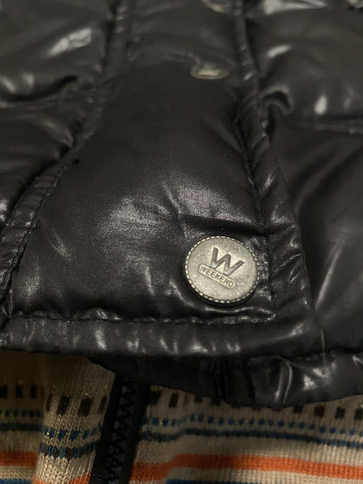 Max Mara Max Mara Weekend Puffer Jacket With Knit Hem Zip Black Size S / US 4 / IT 40 - 6 Thumbnail