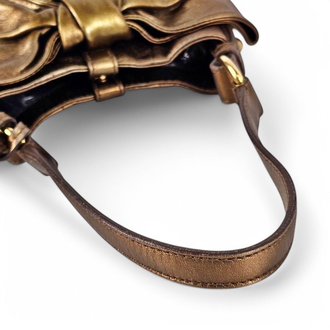 Yves Saint Laurent Yves Saint Laurent - Ribbon Handbag Leather Shoulder Bag Size ONE SIZE - 6 Thumbnail