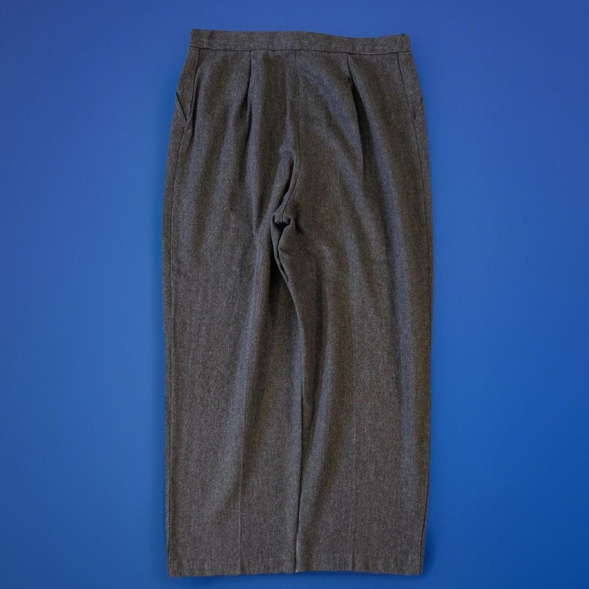 Levi's 70s Talon Wool Action Slacks Beyond Baggy Pants Women 33x26 Size US 33 - 2 Thumbnail