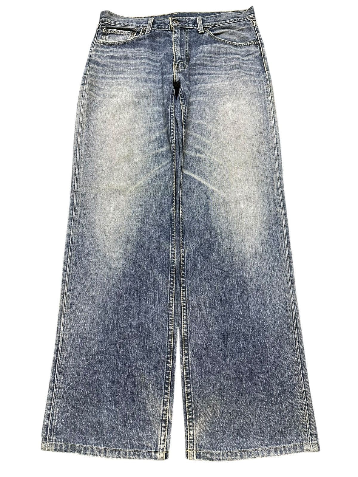 Levi's Vintage 90s Levis 502 Blue Faded Wash Style Baggy Jeans Size US 33 - 1 Thumbnail