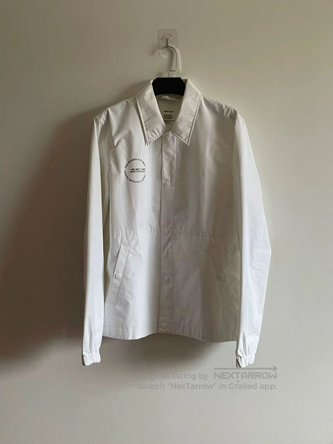 Helmut Lang helmut lang white coach jacket oversized s. Size US S / EU 44-46 / 1 - 1 Thumbnail