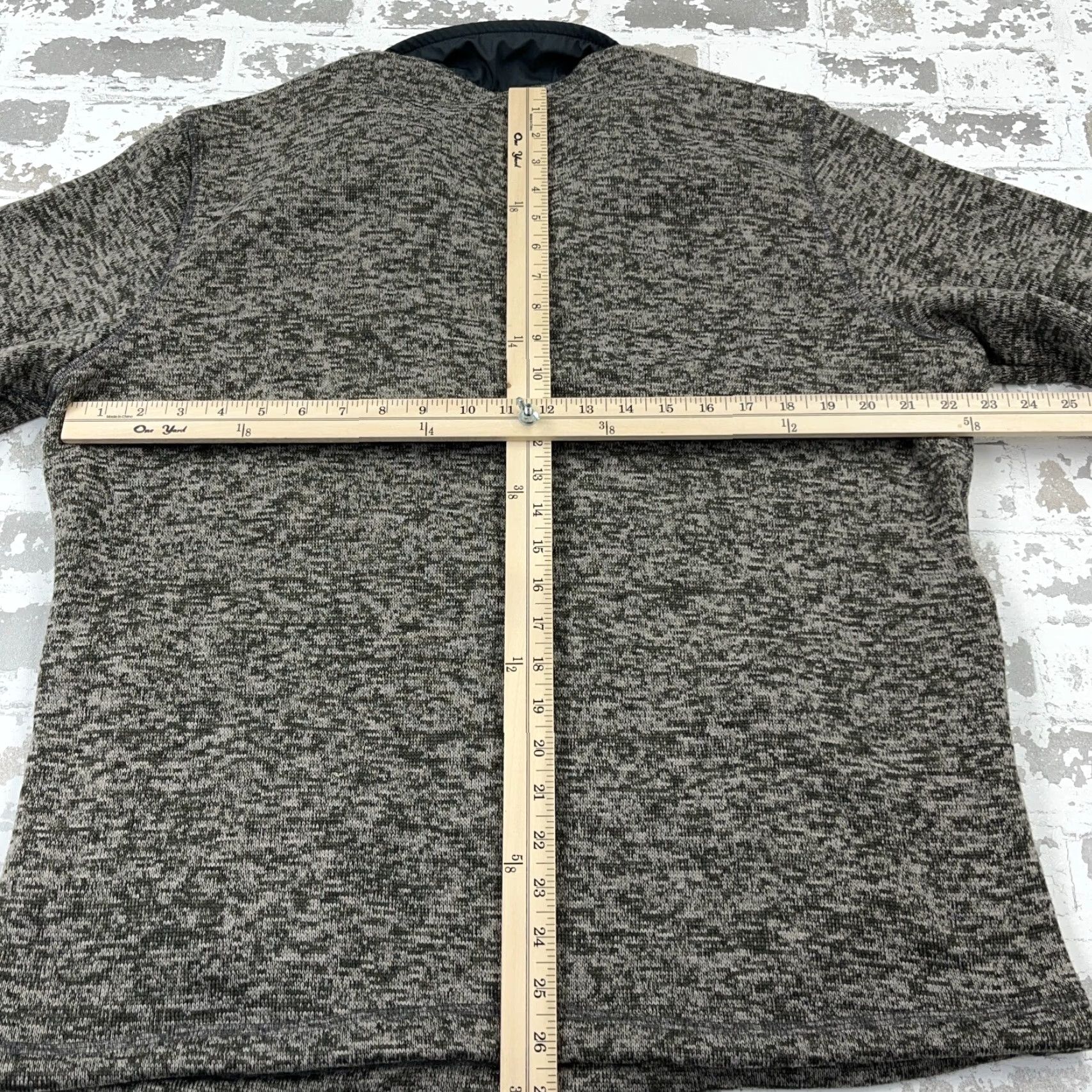 Eddie Bauer Eddie Bauer Sweater Men Large Gray Fleece Pullover 1/4 Zip Jacket Heather K, Casual, Classic Outdoor Knit/Brand/Regular Fit Size US L / EU 52-54 / 3 - 7 Thumbnail