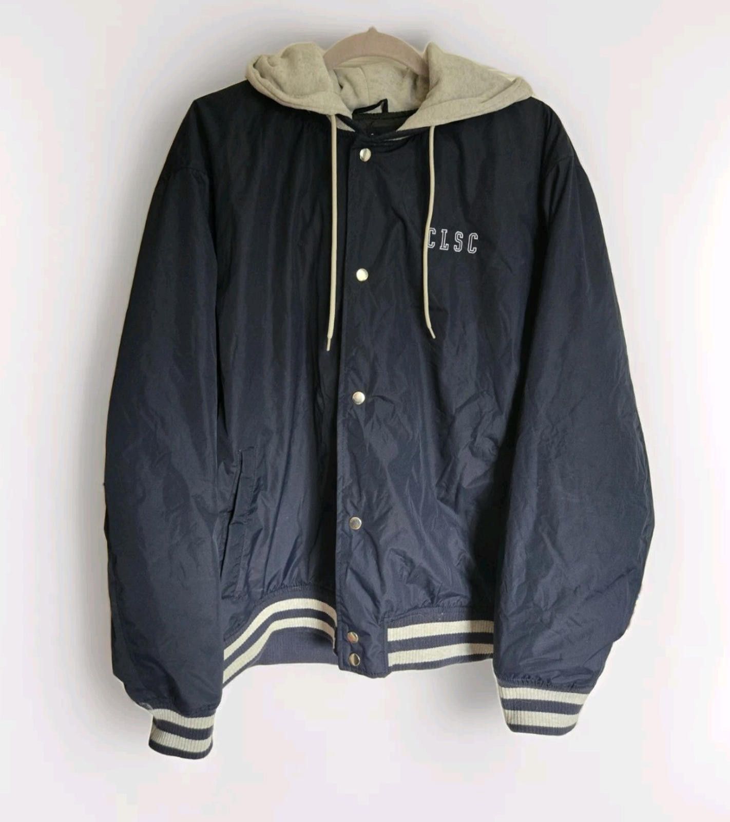 Other CLSC Life Streetwear Jacket Coat Navy Blue Gray Letterman Size US XL / EU 56 / 4 - 1 Thumbnail