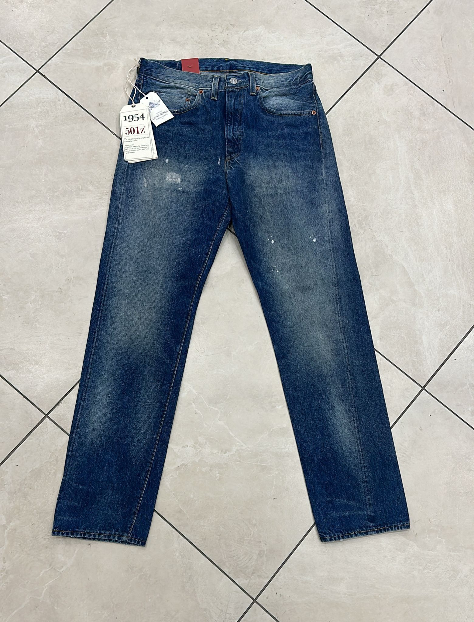 Levi's Vintage Clothing LVC Levi's Vintage Clothing 1954 501Z XX BigE Selvedge Jeans Size US 32 / EU 48 - 1 Thumbnail