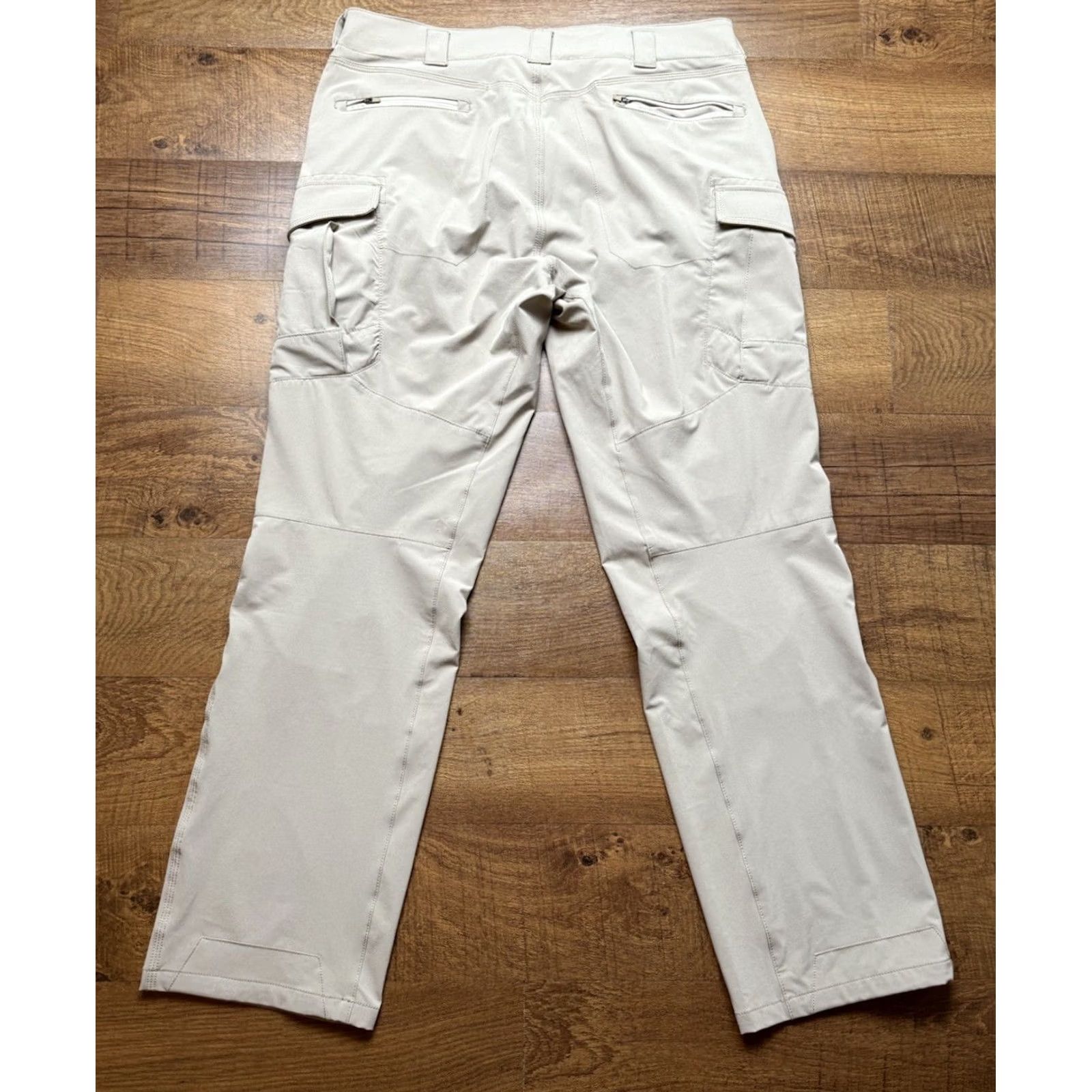 Vintage 5.11 Tactical Mens Cargo Pants - 38x34 Beige Traverse 2.0 Workwear - Utility Size US 38 / EU 54 - 3 Thumbnail