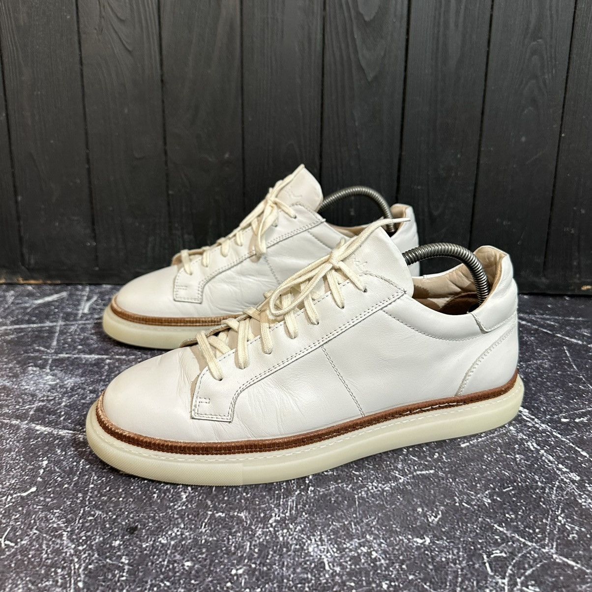 Other Luis Trenker Men’s White Leather Sneakers size 42 Size US 8.5 / EU 41-42 - 3 Thumbnail