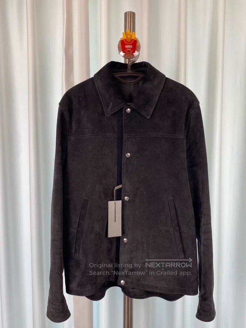 Dior Dior Black suede suede solid colour single-breasted jacket Size US M / EU 48-50 / 2 - 1 Thumbnail