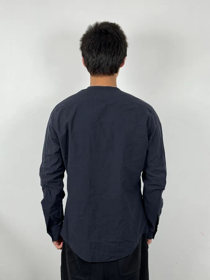 Hermes SS2002 Hermès Navy Mao Shirt Size US M / EU 48-50 / 2 - 3 Thumbnail