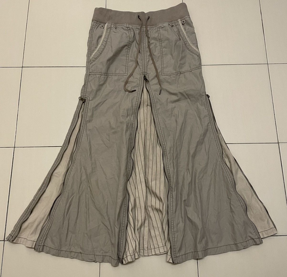 GOA Archive GOA - Camo Suspender Maxi Skirt | Grailed