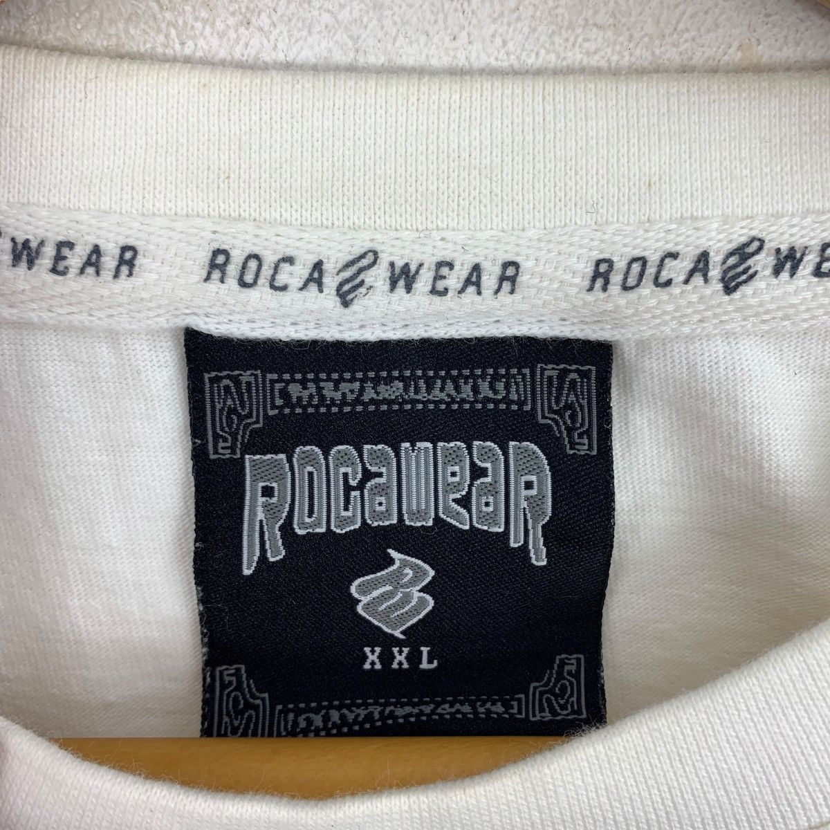 Rocawear × Vintage Vintage ROCAWEAR Script hip hop baggy white tee Size US XXL / EU 58 / 5 - 3 Thumbnail