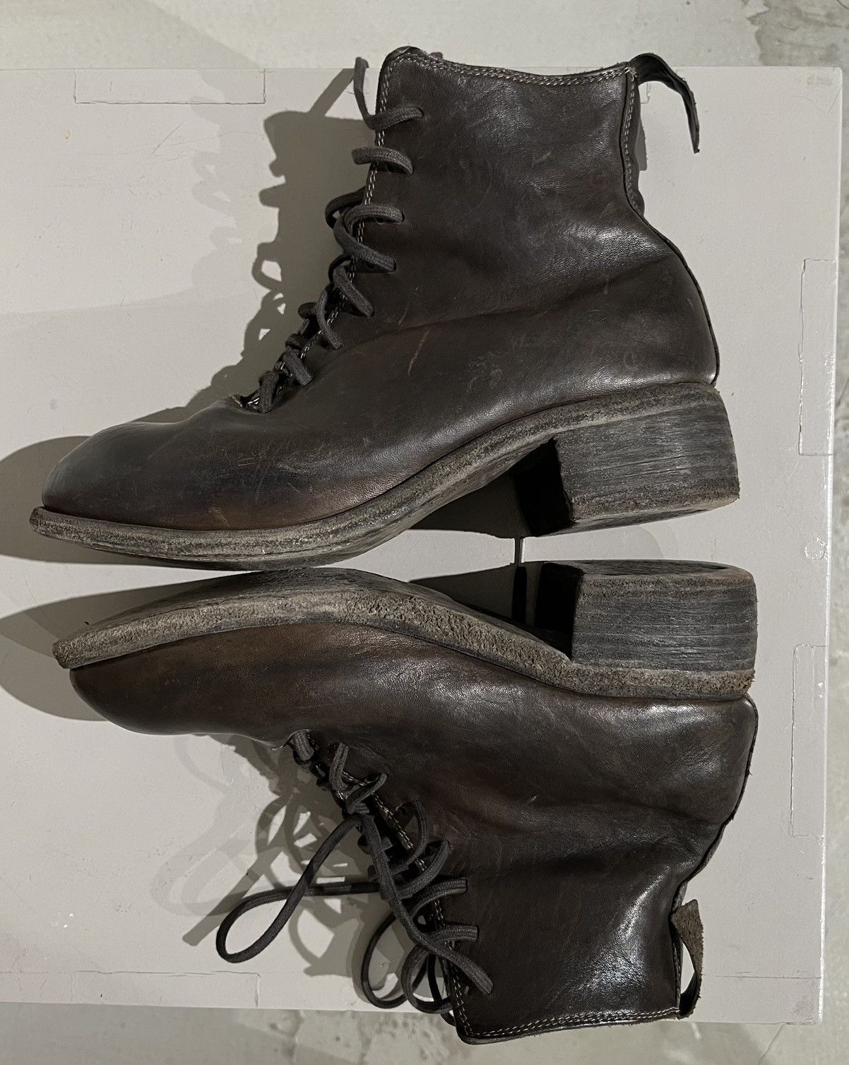 Guidi PL11L Horse Leather Lace Up Boots Size US 7.5 / IT 37.5 - 6 Thumbnail