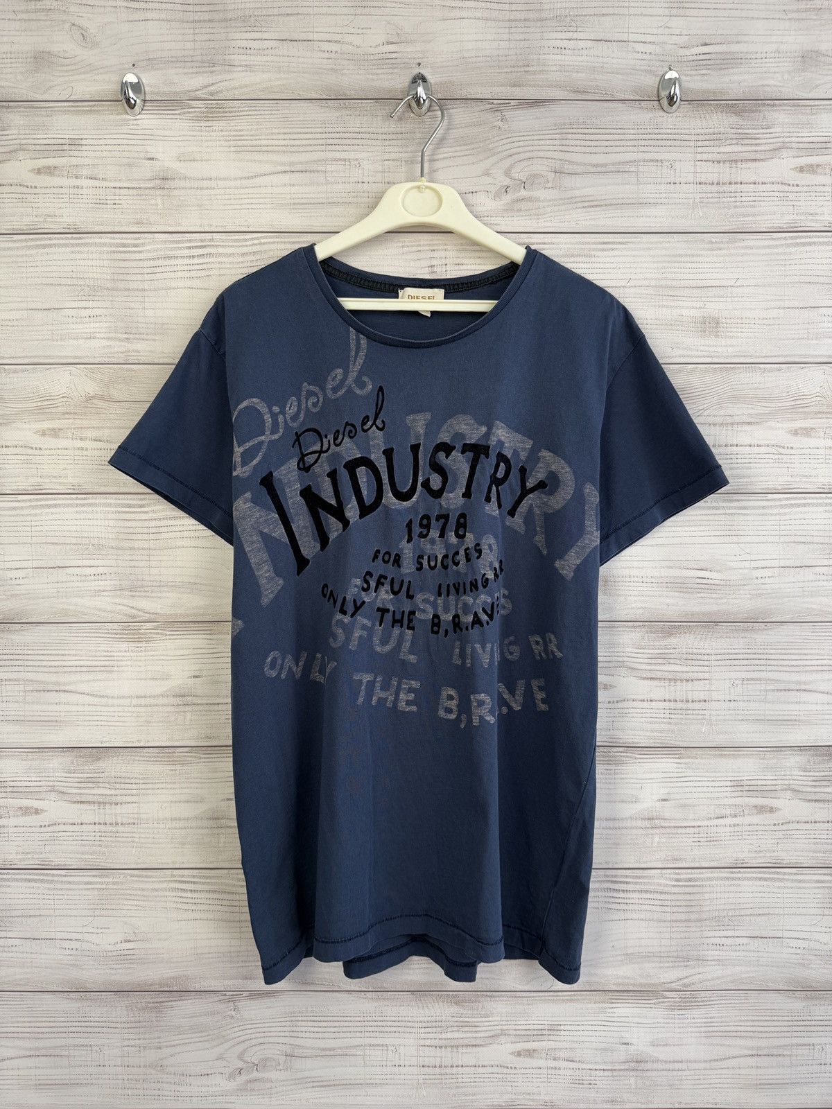 Diesel Y2K Vintage Diesel Tee Shirt Archive Hype Size US XXL / EU 58 / 5 - 1 Thumbnail