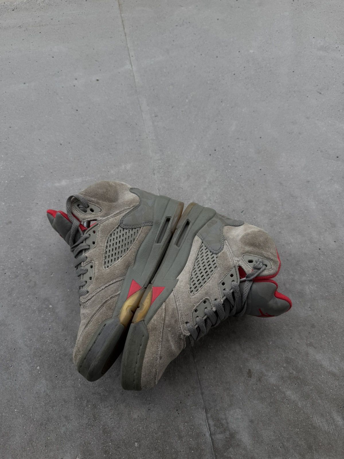 Jordan Brand × Nike Nike Air Jordan V 5 Camo P51 olive Size US 6.5 / IT 36.5 - 4 Thumbnail