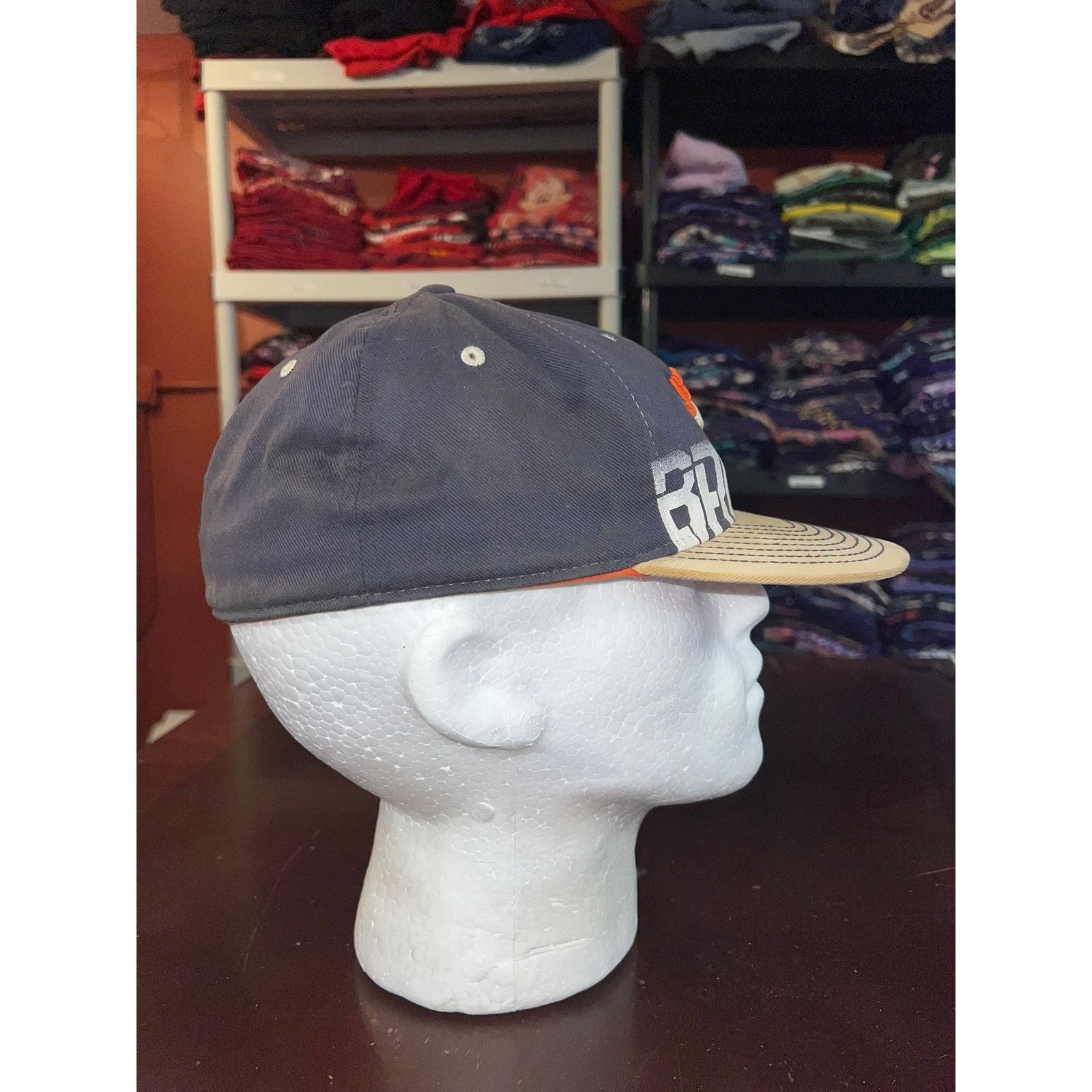 NFL Denver Broncos Hat NFL Reebok Blue Cap Headwear Worn Stained Size ONE SIZE - 6 Thumbnail