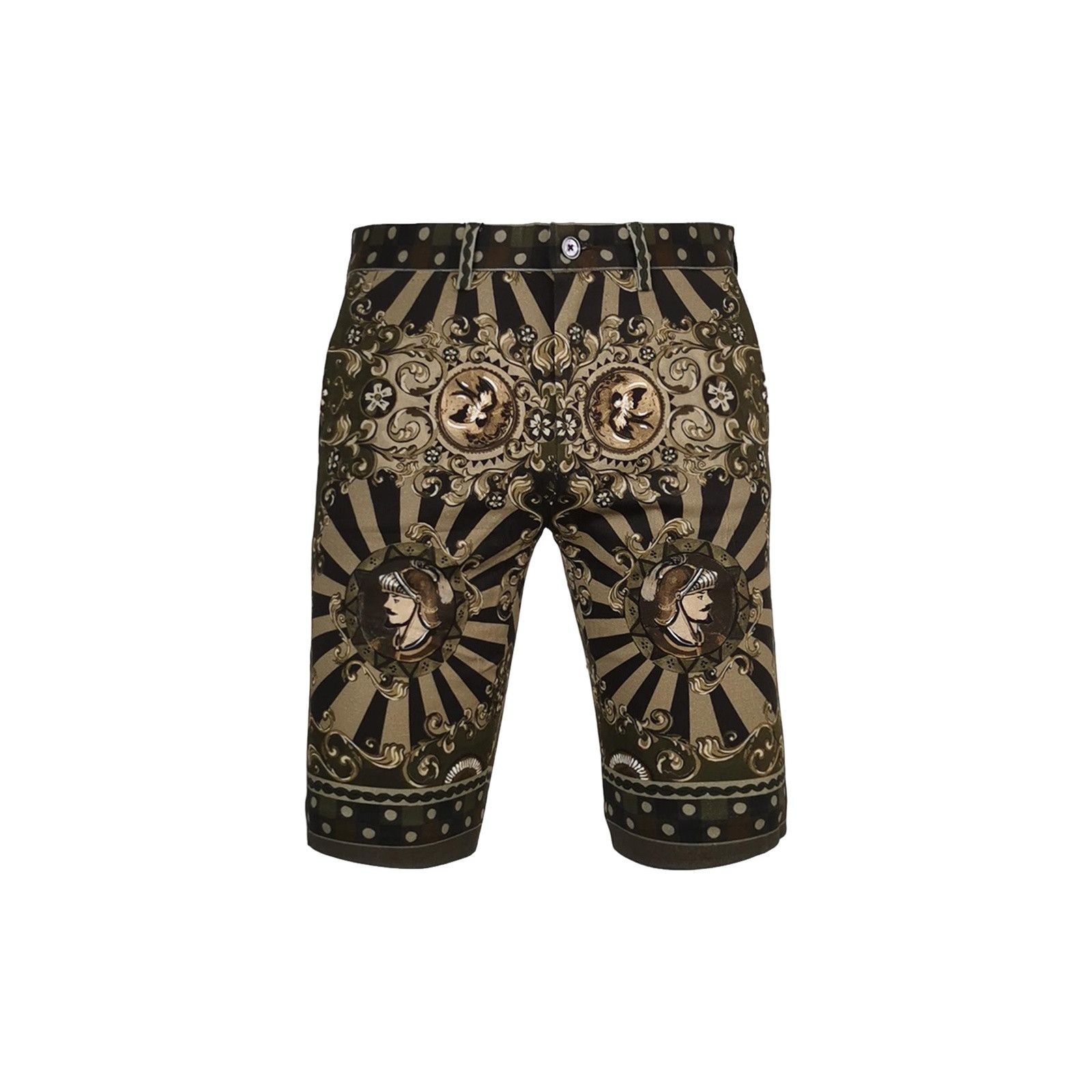 Dolce & Gabbana Dolce & Gabbana Baroque Print Shorts 44 Size US 28 / EU 44 - 1 Thumbnail