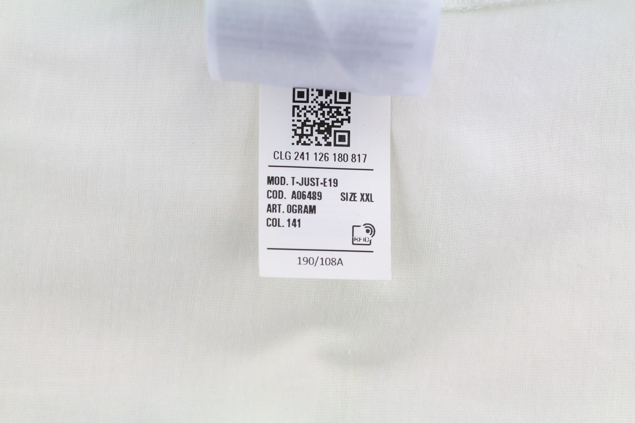 Diesel T-JUST-E19 2XL Short Sleeve Logo Light Tee 40252 Size US XXL / EU 58 / 5 - 9 Thumbnail
