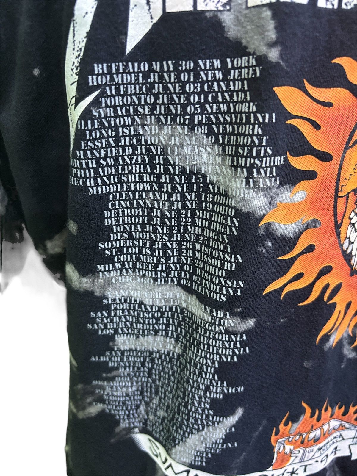 Metallica Metallica Push Head Summer Shit 94’ Tee Size US XL / EU 56 / 4 - 13 Thumbnail