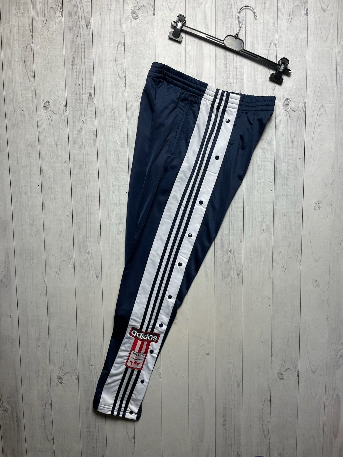 Adidas Vintage Adibreak pants rare navy size S/M Size US 32 / EU 48 - 3 Thumbnail