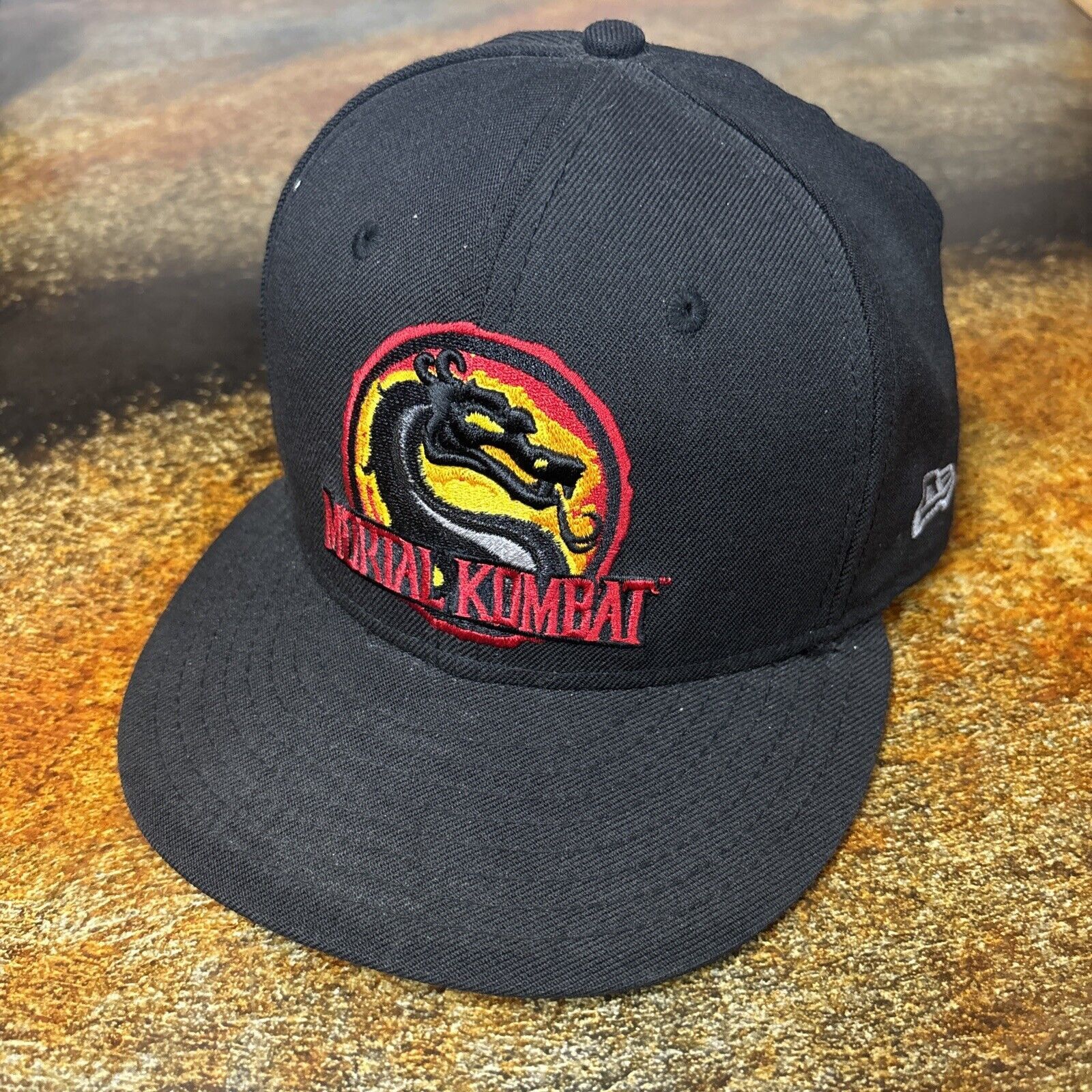 New Era Mortal Kombat Hat New Era Fitted Finish Him Size 7 3/8 Rare Size ONE SIZE - 1 Thumbnail