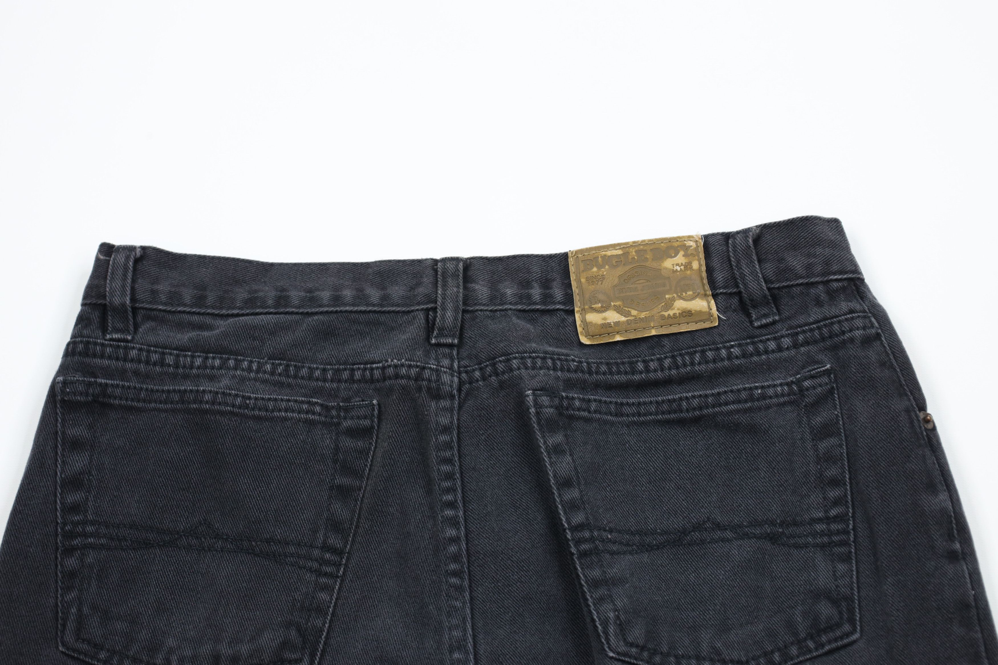 Vintage Vintage 90s Streetwear Straight Leg Denim Jeans Black Size US 30 / EU 46 - 9 Thumbnail
